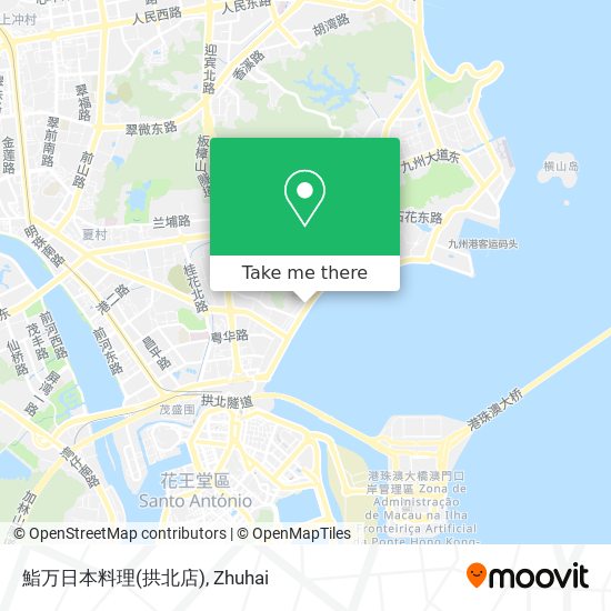 鮨万日本料理(拱北店) map