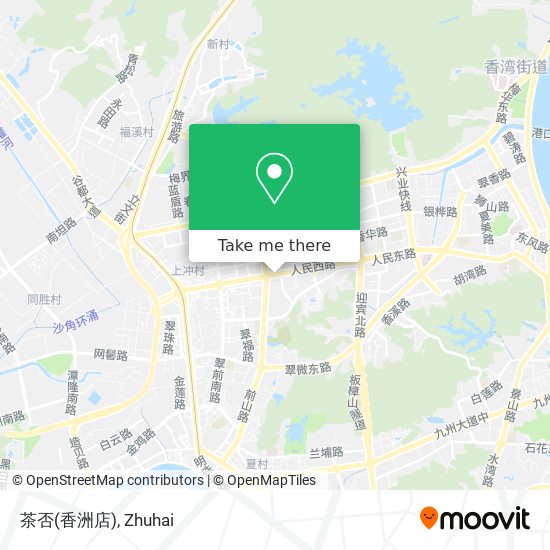 茶否(香洲店) map