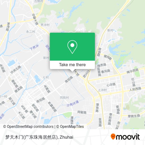 梦天木门(广东珠海居然店) map