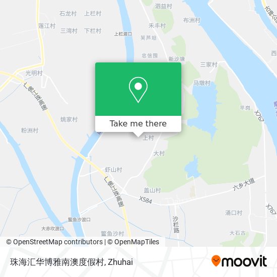 珠海汇华博雅南澳度假村 map