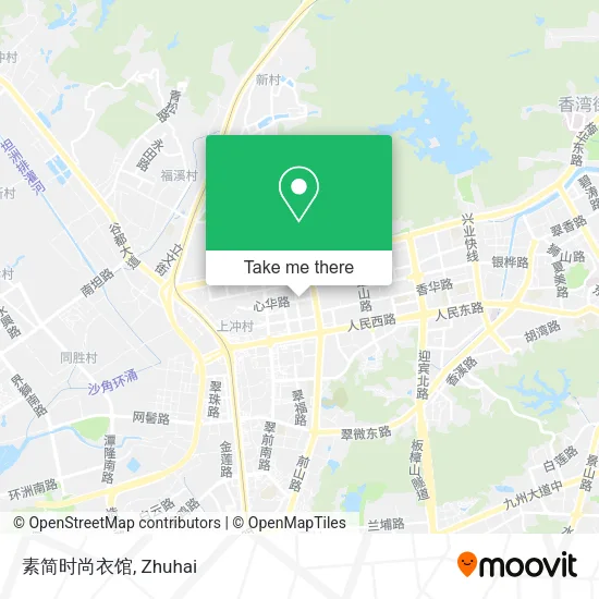 素简时尚衣馆 map