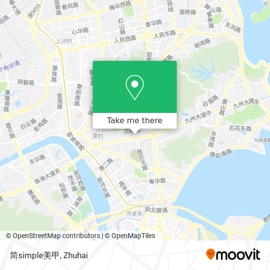 简simple美甲 map