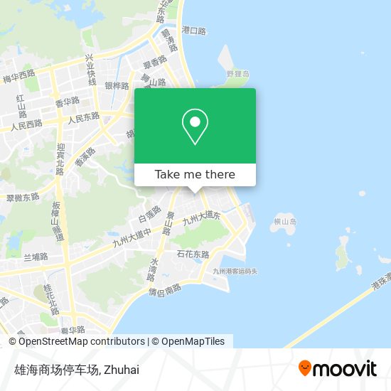 雄海商场停车场 map