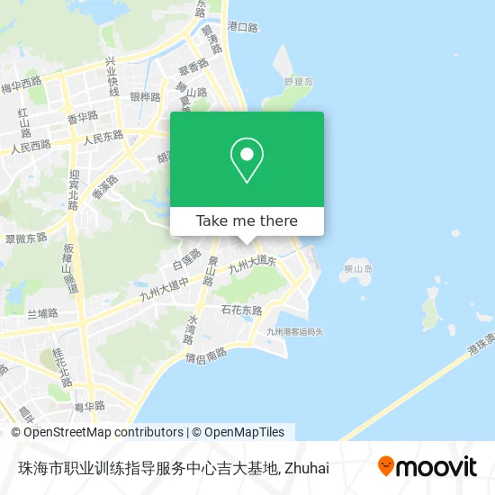 珠海市职业训练指导服务中心吉大基地 map