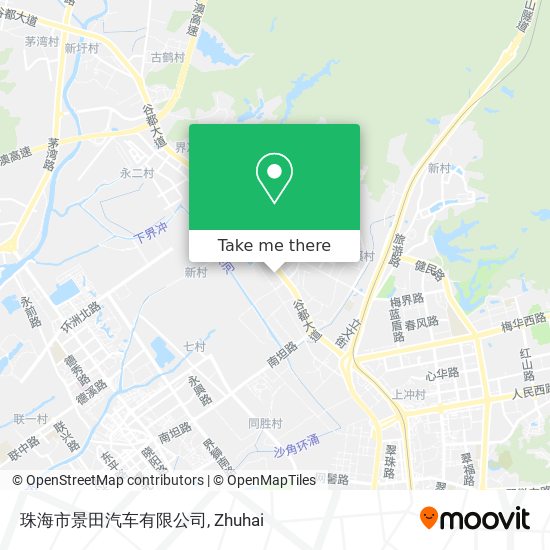 珠海市景田汽车有限公司 map