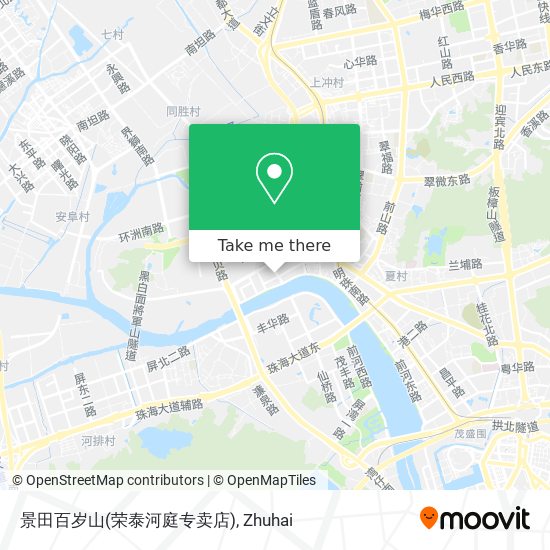 景田百岁山(荣泰河庭专卖店) map