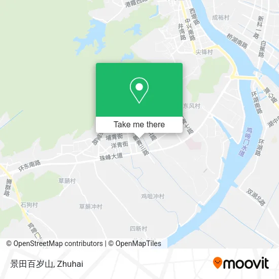 景田百岁山 map