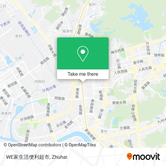 WE家生活便利超市 map