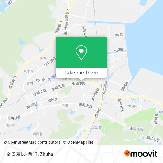 金景豪园-西门 map