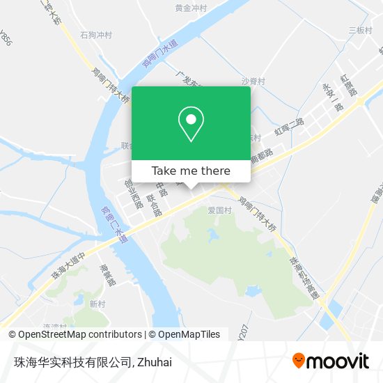 珠海华实科技有限公司 map
