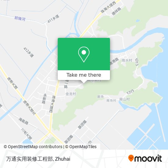 万通实用装修工程部 map
