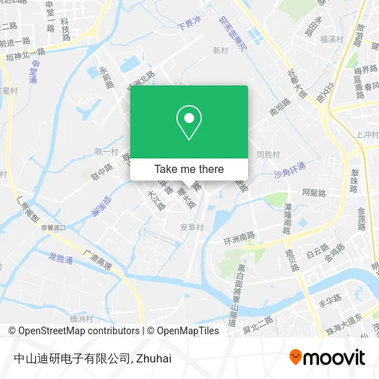中山迪研电子有限公司 map