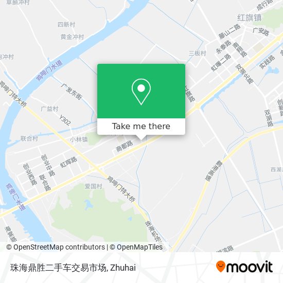 珠海鼎胜二手车交易市场 map