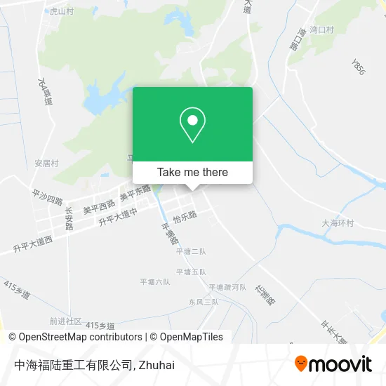 中海福陆重工有限公司 map