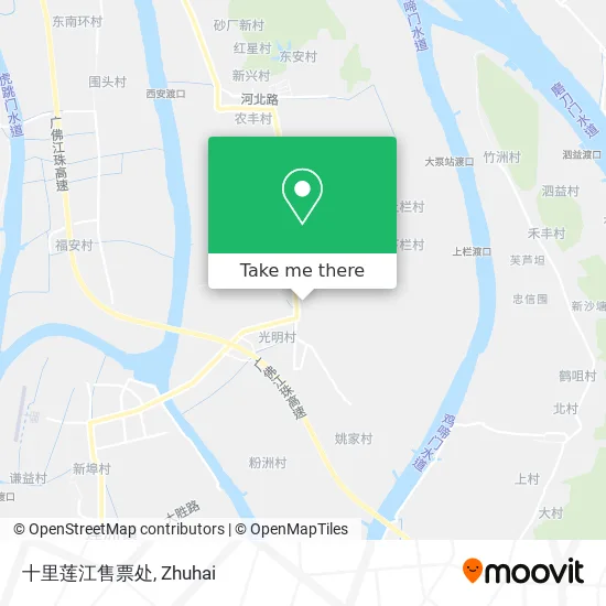 十里莲江售票处 map