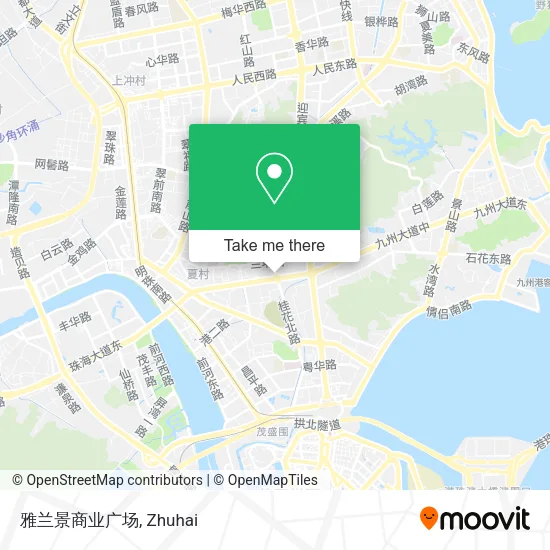 雅兰景商业广场 map
