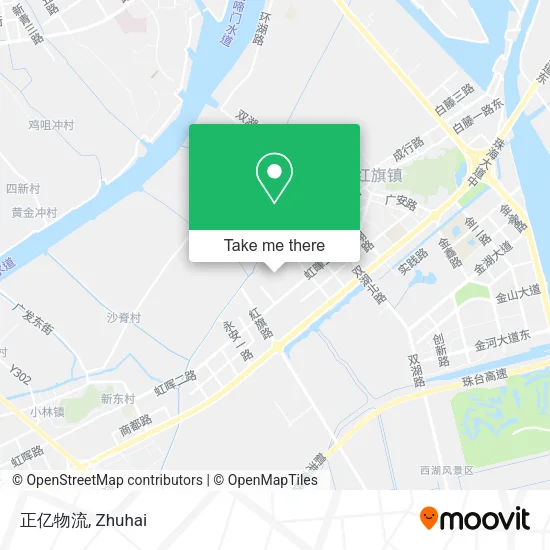 正亿物流 map