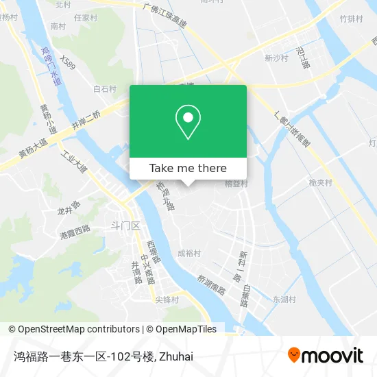 鸿福路一巷东一区-102号楼 map