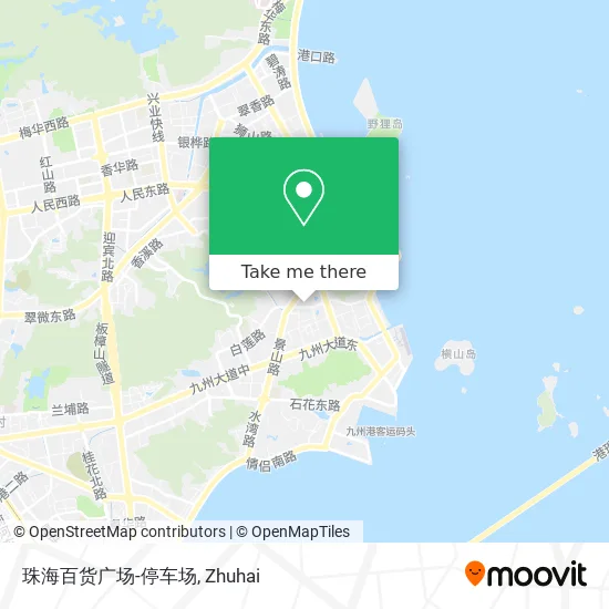 珠海百货广场-停车场 map