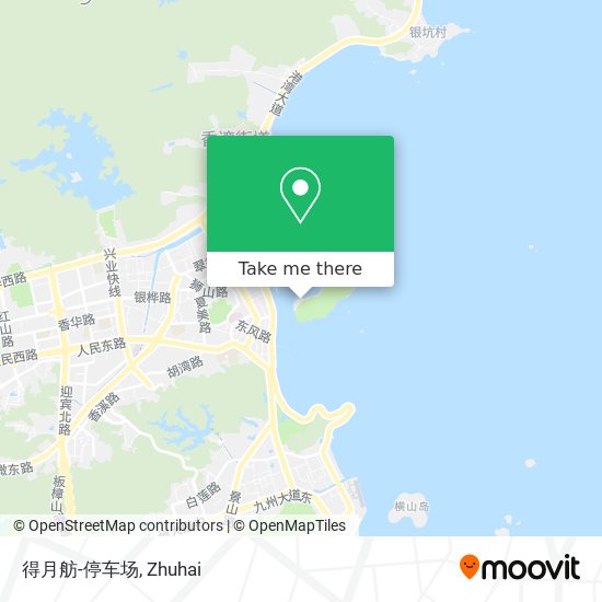 得月舫-停车场 map