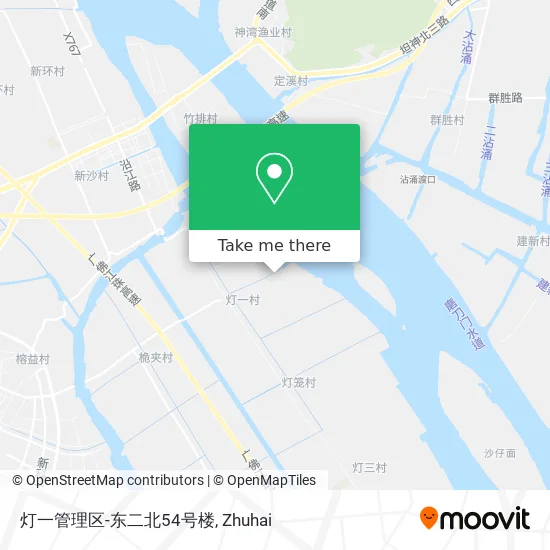 灯一管理区-东二北54号楼 map