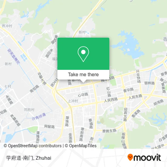 学府道-南门 map