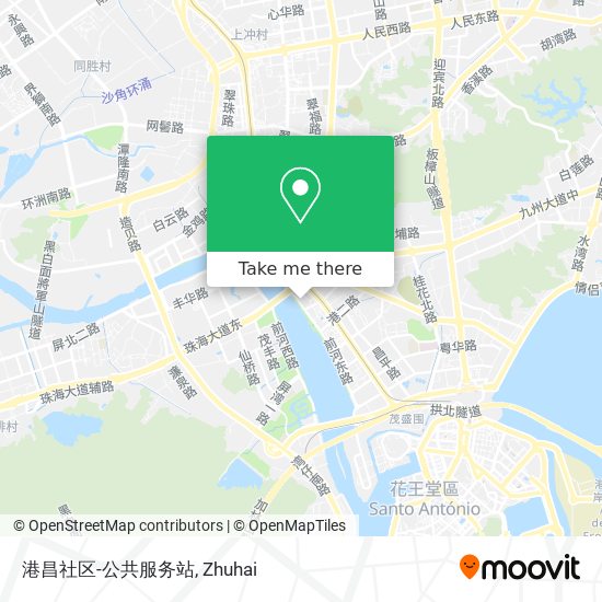 港昌社区-公共服务站 map