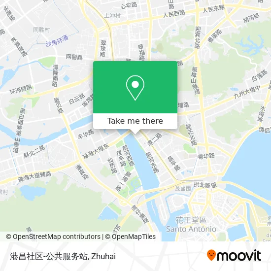 港昌社区-公共服务站 map