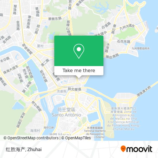 红胜海产 map