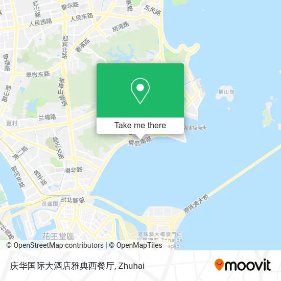 庆华国际大酒店雅典西餐厅 map
