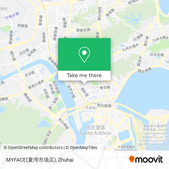 MYFACE(夏湾市场店) map