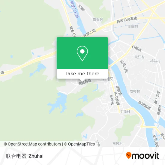 联合电器 map