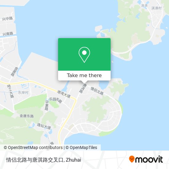 情侣北路与唐淇路交叉口 map