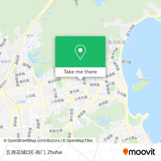 五洲花城C区-南门 map