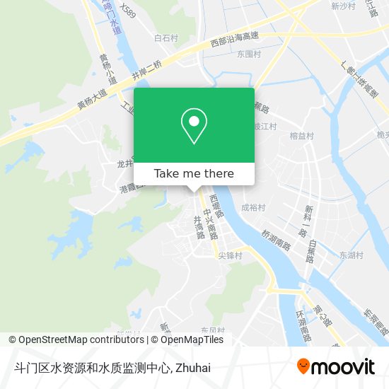 斗门区水资源和水质监测中心 map