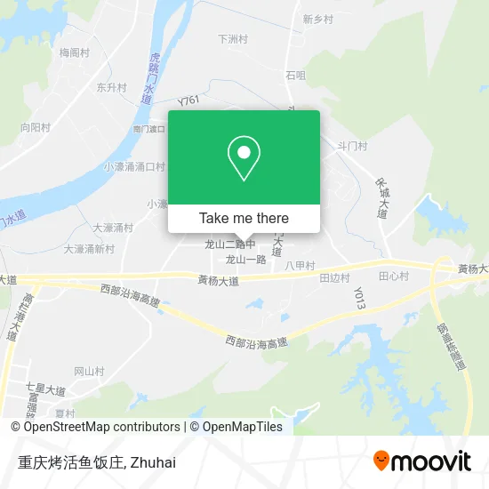 重庆烤活鱼饭庄 map