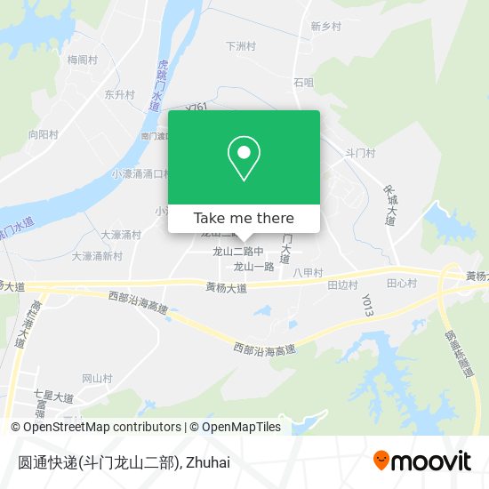圆通快递(斗门龙山二部) map