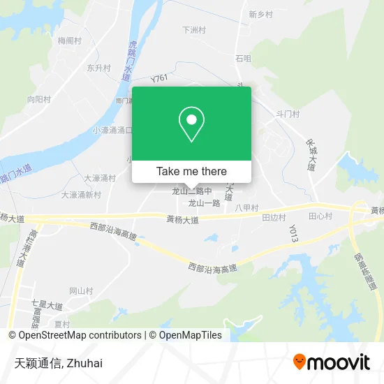 天颖通信 map