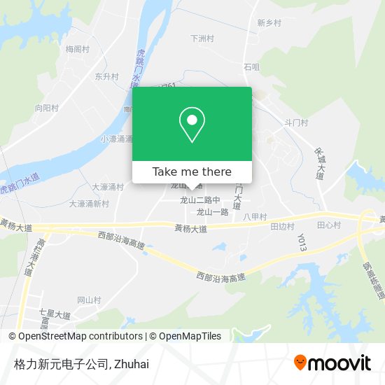 格力新元电子公司 map