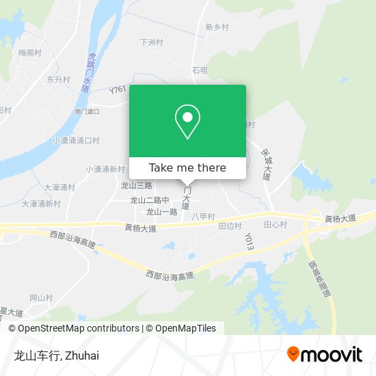 龙山车行 map
