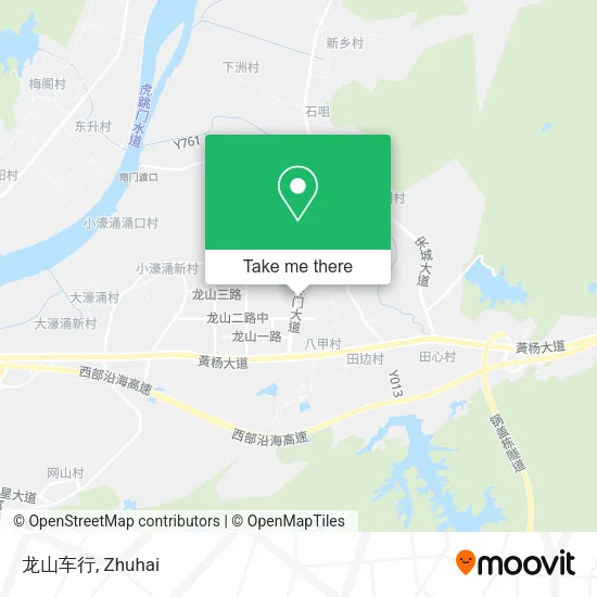 龙山车行 map