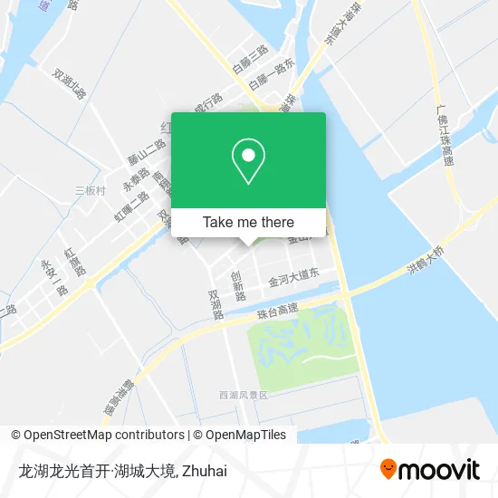 龙湖龙光首开·湖城大境 map