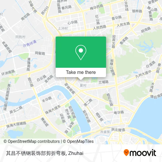 其昌不锈钢装饰部剪折弯板 map