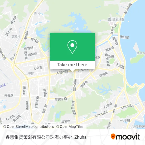 睿慧集贤策划有限公司珠海办事处 map