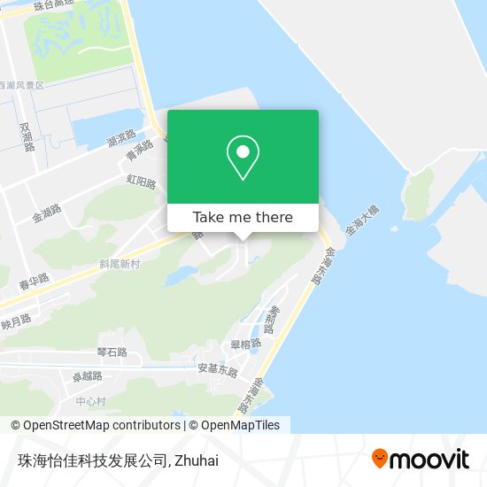 珠海怡佳科技发展公司 map
