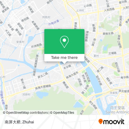 南屏大桥 map