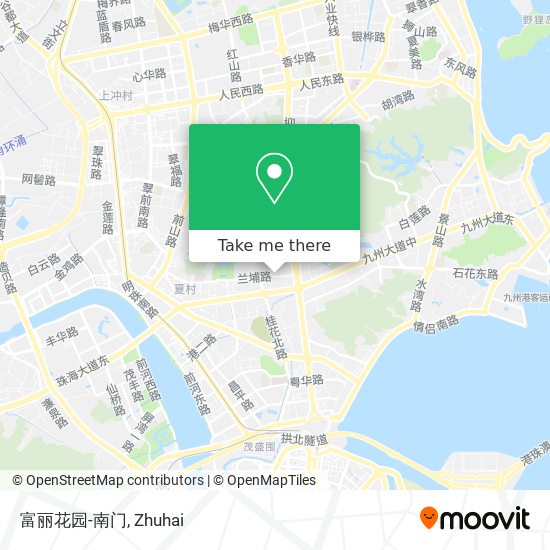 富丽花园-南门 map