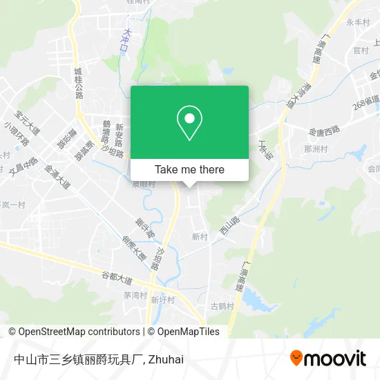 中山市三乡镇丽爵玩具厂 map