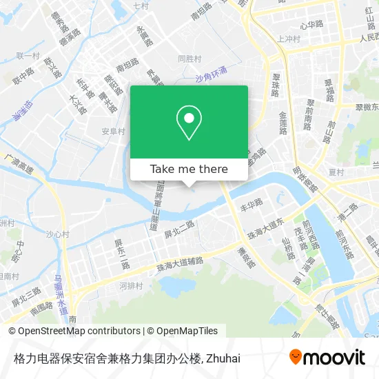 格力电器保安宿舍兼格力集团办公楼 map
