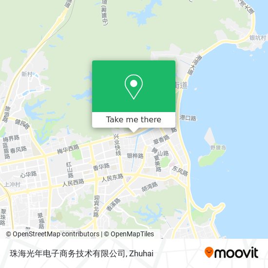 珠海光年电子商务技术有限公司 map